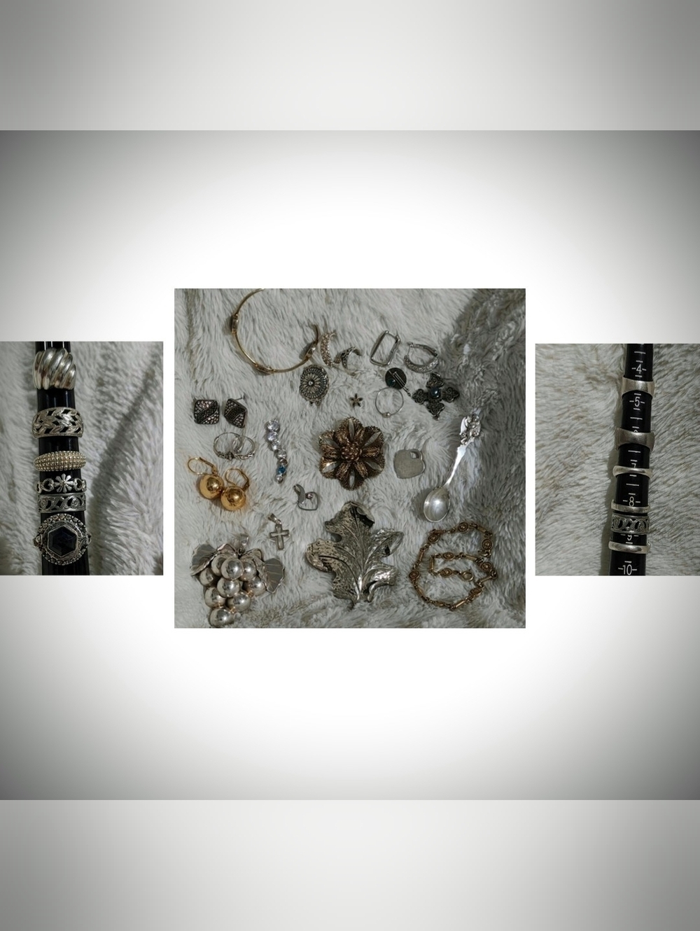 Antique-Vintage Sterling Silver Jewelry LOT/TESTED&Hallmarked